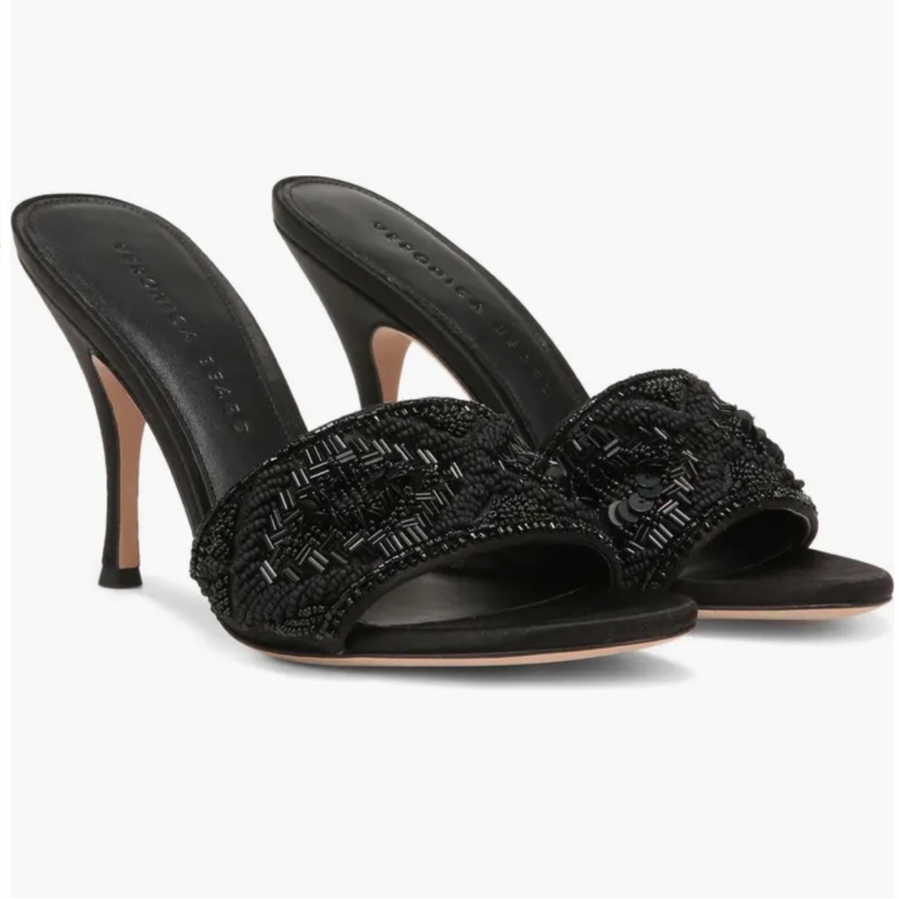 Veronica Beard Braxton Sandal Black NEW 8.5
